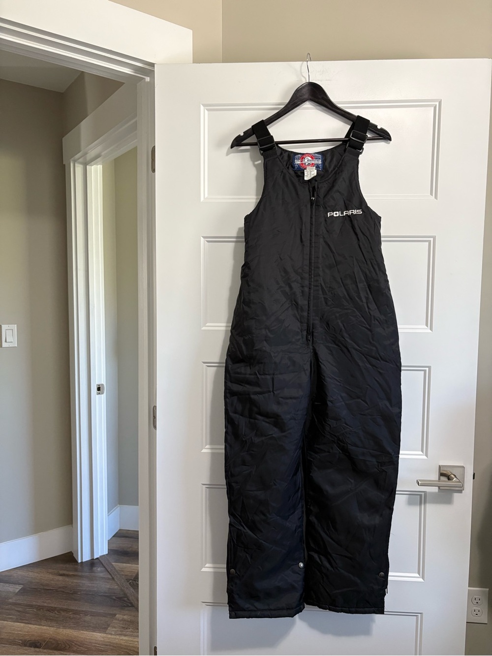 Polaris Youth Black Snowmobile Bib Overalls Sz 14